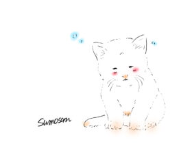 すもさん　デザイン　イラスト　ねこ