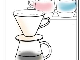 すもさん　イラスト　デザイン　コーヒー