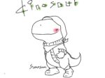 すもさん　イラスト　デザイン　ティラノザウルス