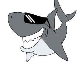 すもさん　イラスト　デザイン　ステッカー制作　サメ
